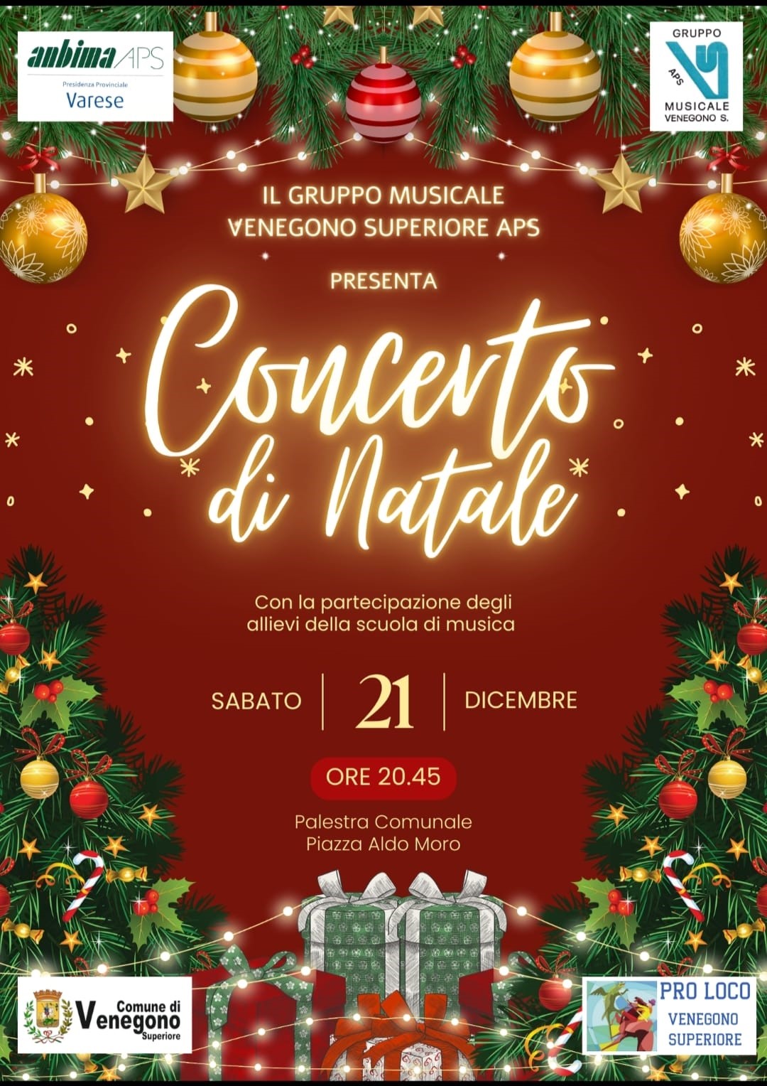 Concerto di Natale Gruppo Musicale Venegono Superiore