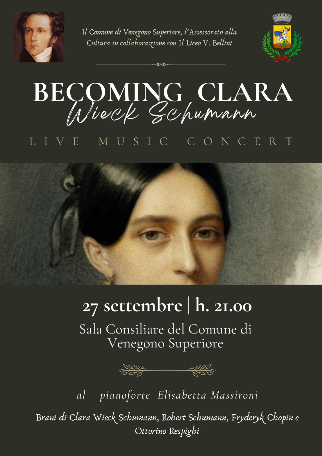 Concerto "BECOMING CLARA WIECK SCHUMANN"